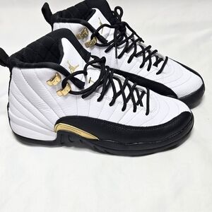 Nike JORDAN 12 Retro Blk/ Gold Sneakers